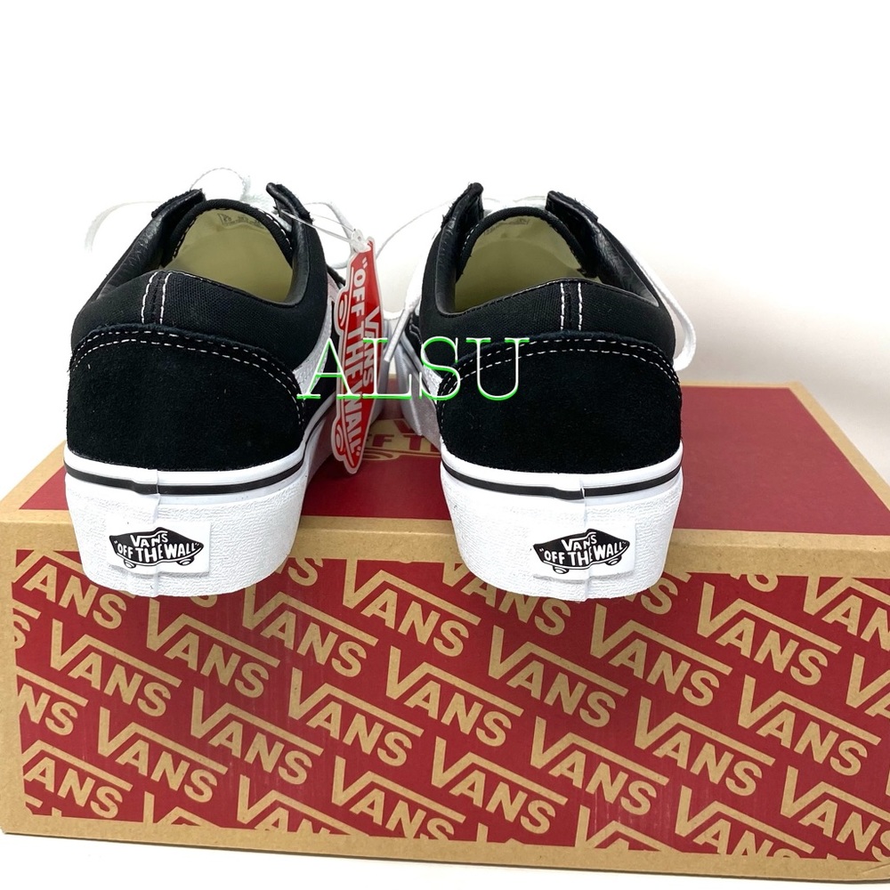 VANS Old Skool Platform Suede Black White Women’s Size 6.5 VN0A3B3UY28 - Picture 5 of 10